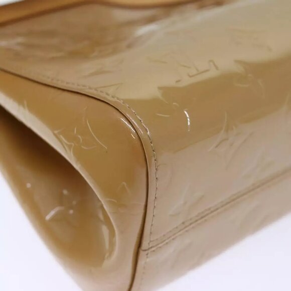 LOUIS VUITTON Monogram Vernis Roxbury Drive Hand Bag Noisette M91372 Auth 74252 - Picture 8 of 15